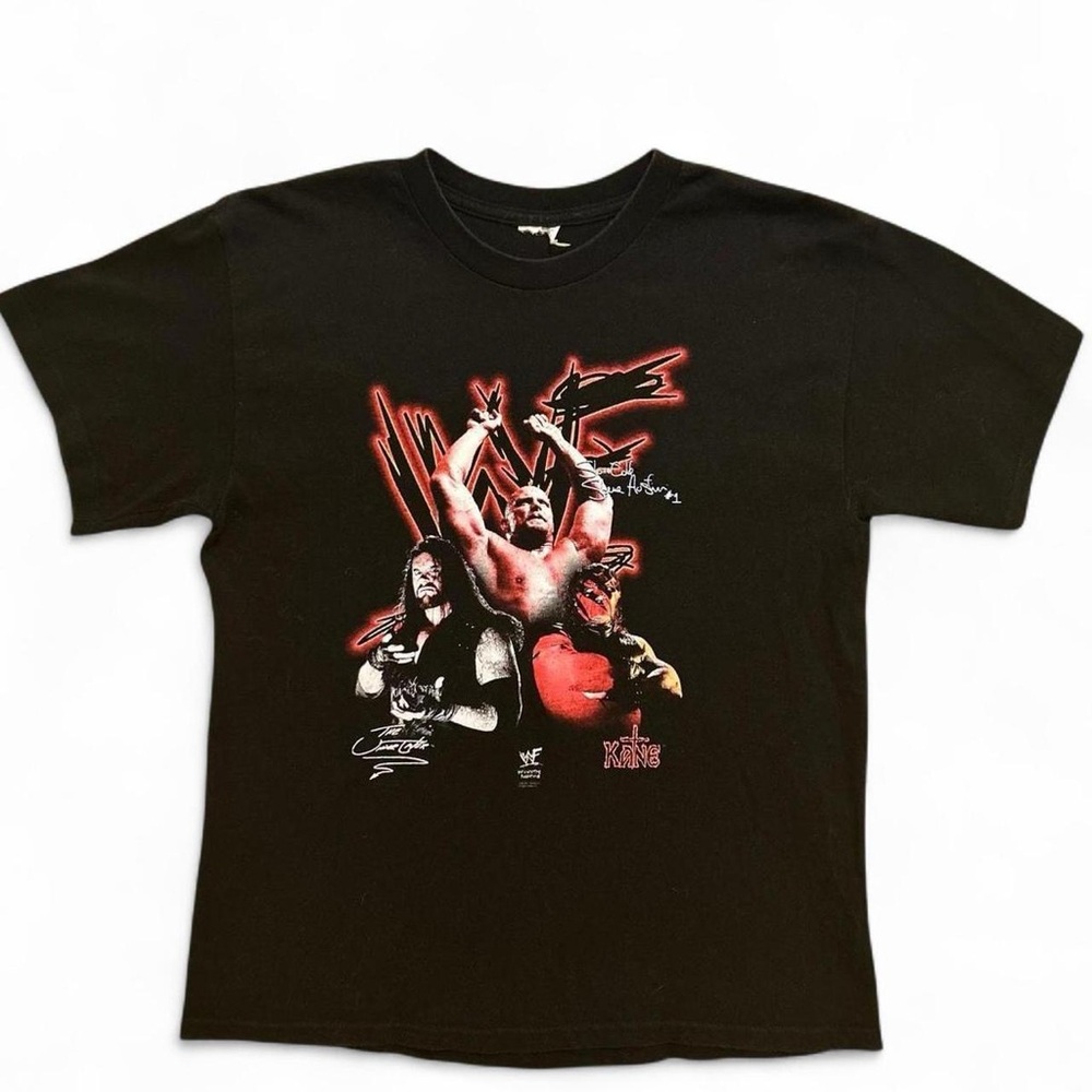 WWF Stone Cold Undertaker Kane T Shirt Y2K Medium